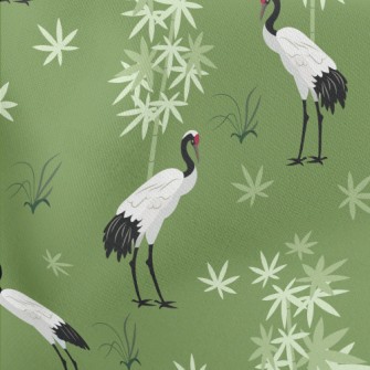 Elegant And Beautiful Red-crow Lightweight Cotton Poplin