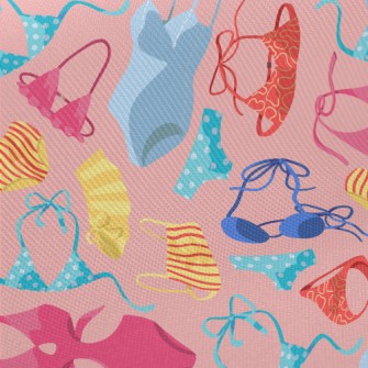 Colorful Bikinis Midweight Cotton Poplin