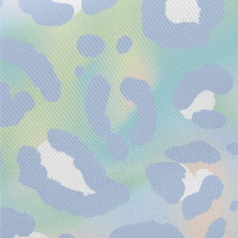 Colorful Leopard Print Midweight Cotton Poplin