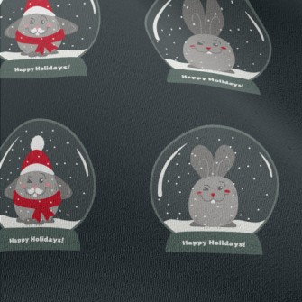 Rabbit Snow Globe Chiffon
