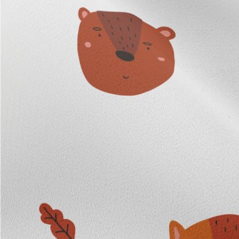 Nordic Animal Graffiti Chiffon