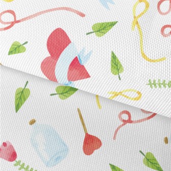 Hand Drawn Watercolor Valentin Waterproof Oxford