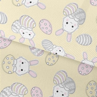 Happy Smiling Bunny Waterproof Oxford
