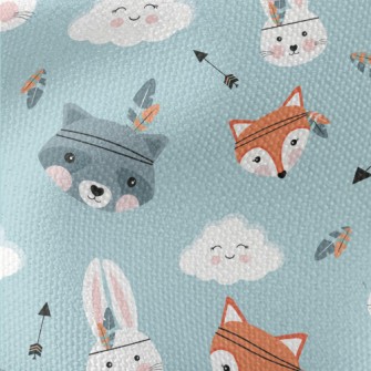 Indian Headdress Animal Waterproof Canvas