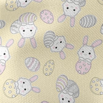 Happy Smiling Bunny Waterproof Canvas