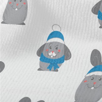 Blue Beanie Bunny Terry