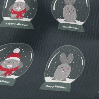 Rabbit Snow Globe Terry