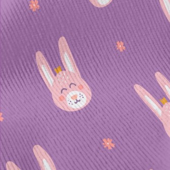 Happy Bunny Wearing A Crown Standard Corduroy