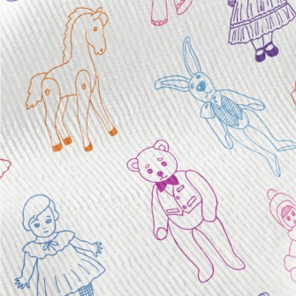 Retro Children's Toys Standard Corduroy