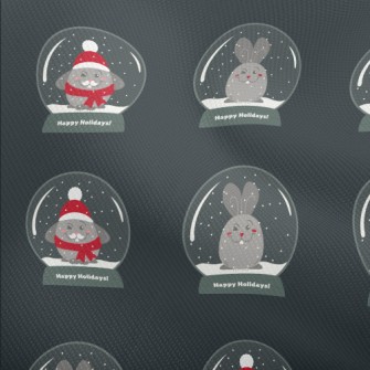 Rabbit Snow Globe Dobby