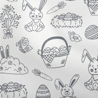 Black And White Easter Illustr Dobby