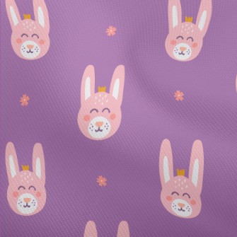 Happy Bunny Wearing A Crown Dobby