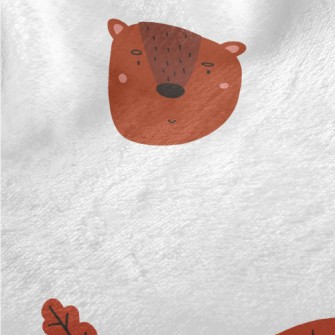 Nordic Animal Graffiti Minky