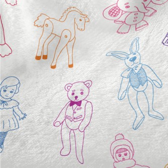 Retro Children's Toys Minky