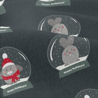 Rabbit Snow Globe Modern Jersey