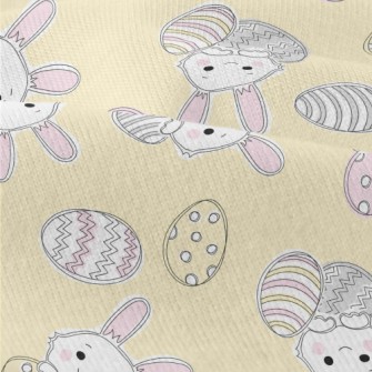 Happy Smiling Bunny Modern Jersey