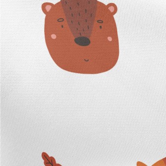 Nordic Animal Graffiti Pongee