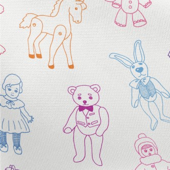 Retro Children's Toys Pongee