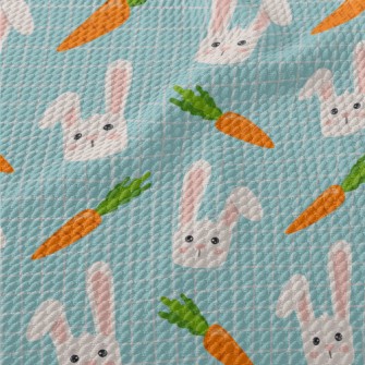 Cartoon Mouthless Folded Ear R Birdseye Piqué