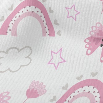 Cute Pink Butterfly Terry