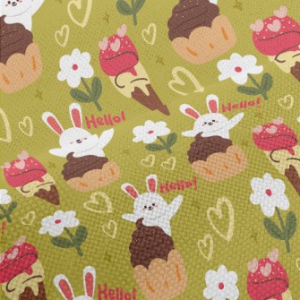 Surprise Bunny With Dessert Performance Linen
