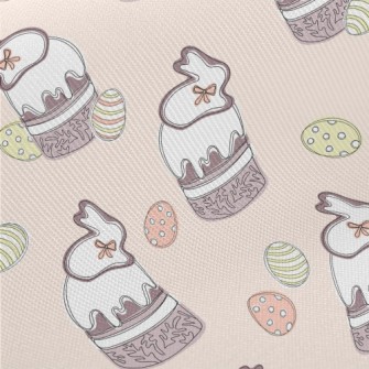 Cupcakes And Easter Eggs Twill