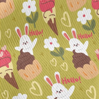 Surprise Bunny With Dessert Standard Corduroy