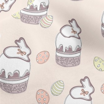 Cupcakes And Easter Eggs Micro Fleece