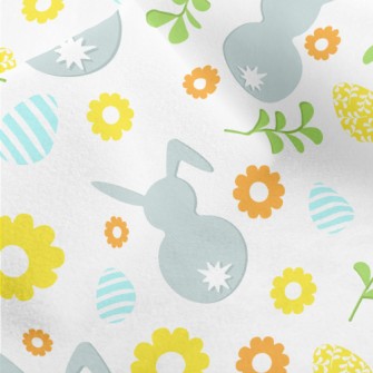 Colorful Cartoon Easter Micro Fleece