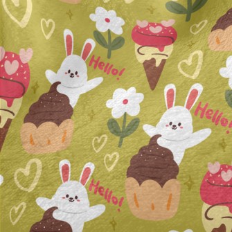 Surprise Bunny With Dessert Minky