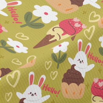 Surprise Bunny With Dessert Piqué