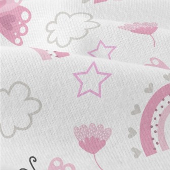 Cute Pink Butterfly Modern Jersey