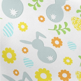 Colorful Cartoon Easter Pongee