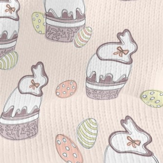 Cupcakes And Easter Eggs Stretch Jersey