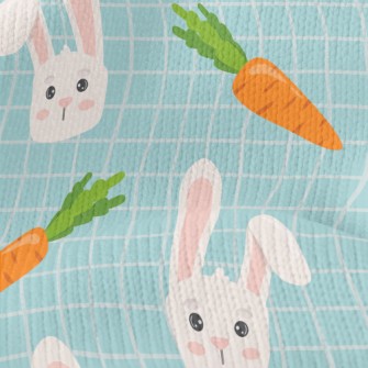 Cartoon Mouthless Folded Ear R Stretch Jersey