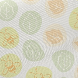 Bee And Leaves Twill