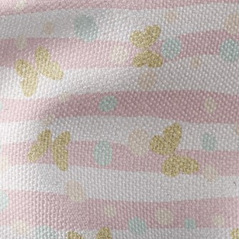 Gold Glitter Butterfly Waterproof Canvas