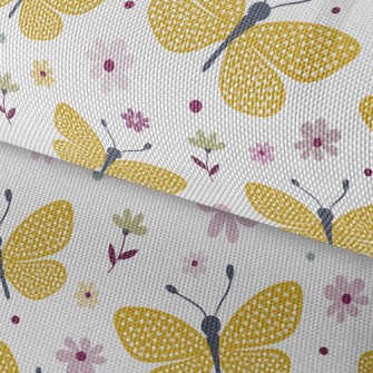 Yellow Butterfly Waterproof Oxford