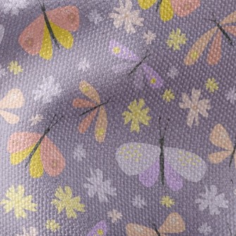 Butterflies And Dragonflies Waterproof Canvas