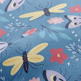 Insects And Flowers Performance Linen