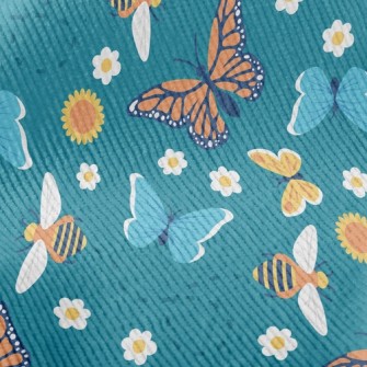 Colorful Butterflies Standard Corduroy