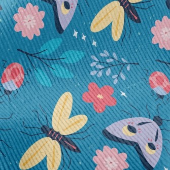 Insects And Flowers Standard Corduroy