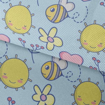 Sun And Bees Waterproof Oxford