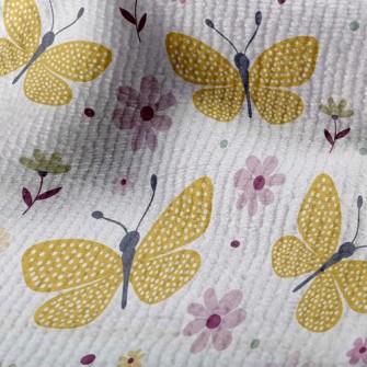 Yellow Butterfly Terry