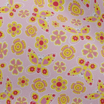 Cute Flower Butterfly Chiffon