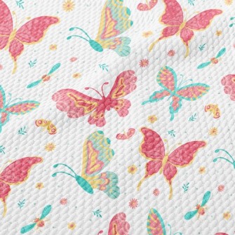 Beautiful Butterfly Birdseye Piqué
