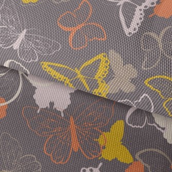 Brightly Colored Butterflies Waterproof Oxford