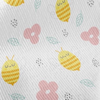 Bee And Flower Standard Corduroy