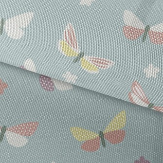 Butterflies Flying Waterproof Oxford