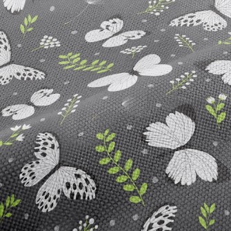 Small White Butterfly Performance Linen